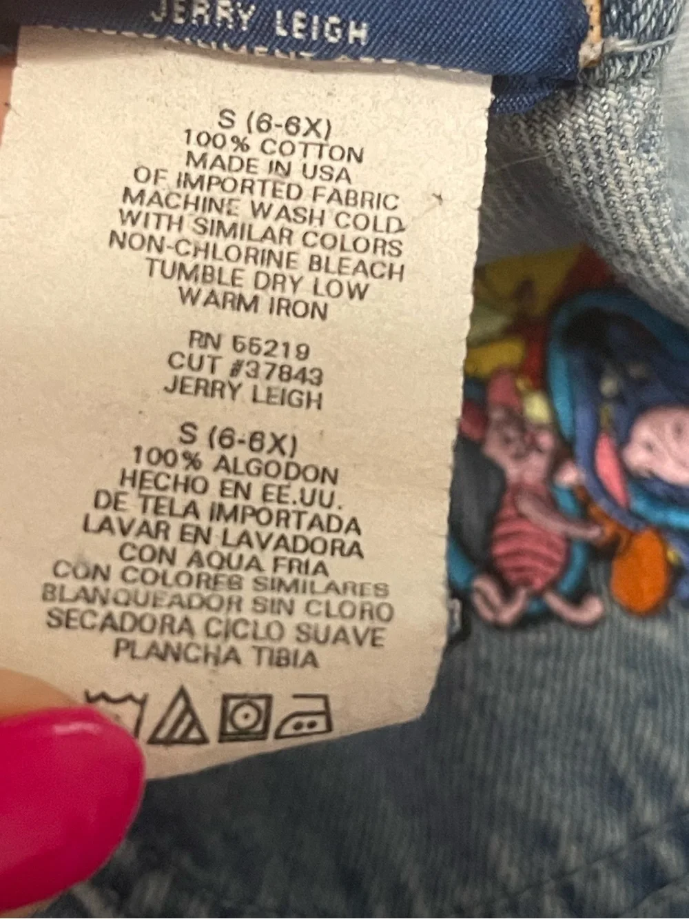Vintage Disney Winnie Pooh Denim Jumper Dress
